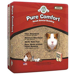 Oxbow Pure Comfort Small Animal Bedding - Odor & Moisture Absorbent,  Dust-Free Bedding for Small Animals, White, 72 Liter Bag