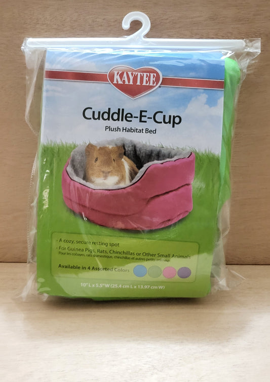 Cuddle-E-Cup Super Sleeper Plush Habitat Bed - Kaytee - 4 available colours