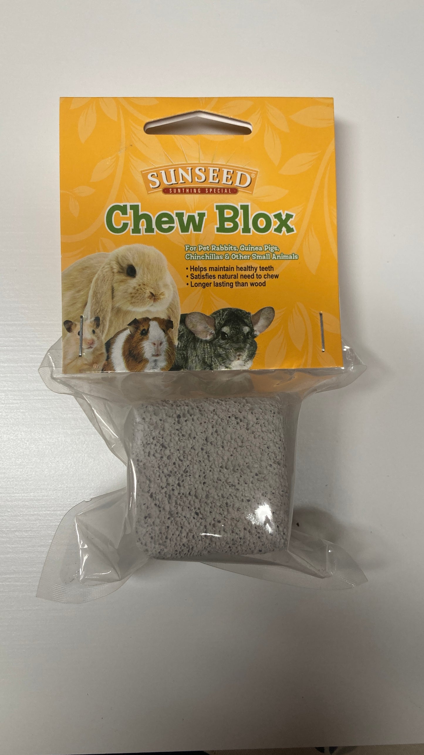 Chew Blox - Natural Pumice Block (Sun Seed)