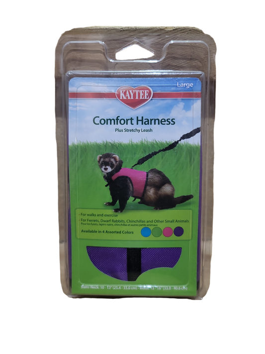 Comfort Harness Plus Stretchy Leash - Large - Kaytee Super Pet