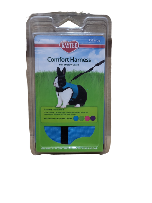 Comfort Harness Plus Stretchy Leash - Ex-Large - Kaytee Super Pet