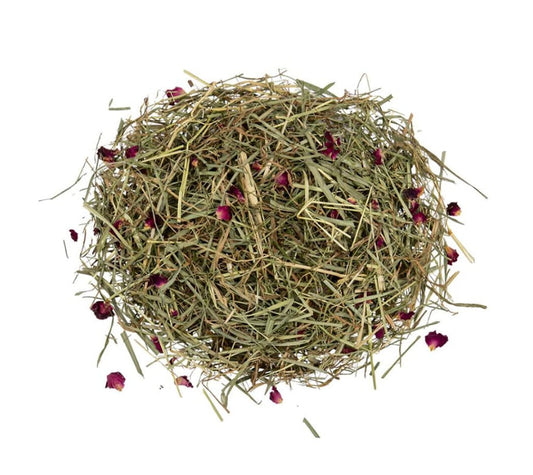 Hay with Rose - 500g - Witte Molen Country Blossom Hay For Herbivores